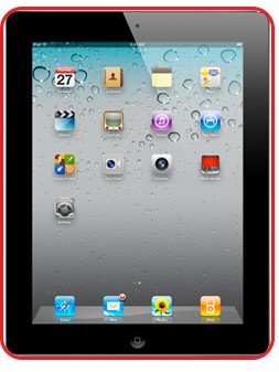 Forfait vitre tactile Noire iPad 2